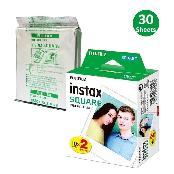 Instax Square film White Edge Photo Paper (10-100 pcs) For Fujifilm SQ10 SQ6 SQ20 SQ40 Instant Films Camera Share SP-3 Printer