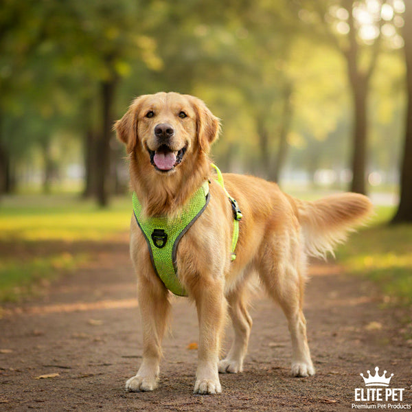ELITE PET Harnes Reflective Ajustable pour Chien