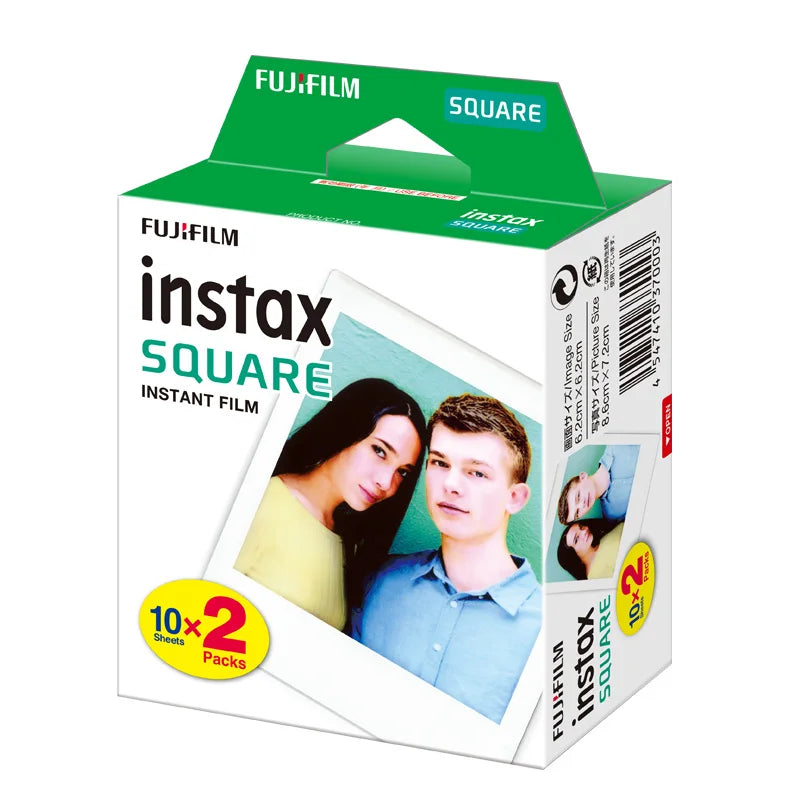 Instax Square film White Edge Photo Paper (10-100 pcs) For Fujifilm SQ10 SQ6 SQ20 SQ40 Instant Films Camera Share SP-3 Printer